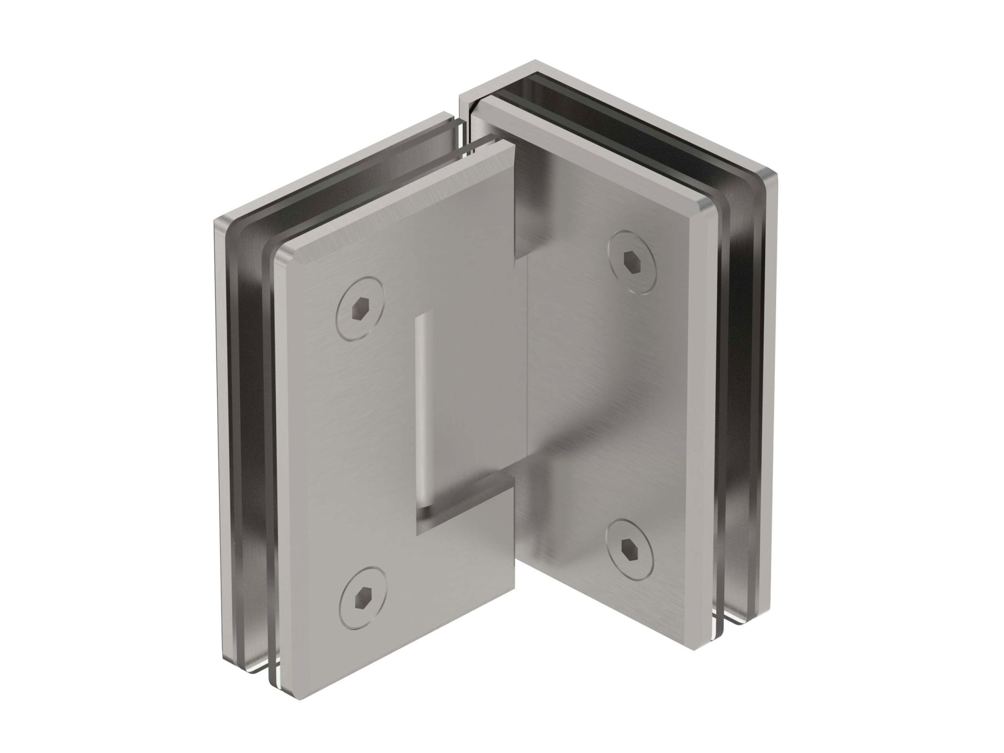 Bản lề kính 90°